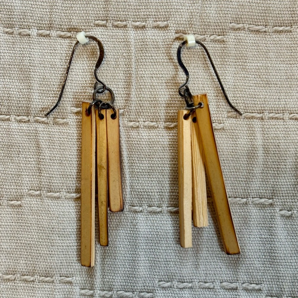 Stylish Bamboo Dangle Earrings